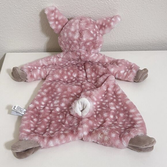 Douglas Baby Cuddle Toys Farrah Pink Fawn Sshlumpie Security Blanket Lovey 17" - Picture 10 of 13